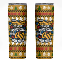 The Only Gift You Need Christmas Skinny Tumbler Xmas Holiday Patterns - Wonder Print Shop