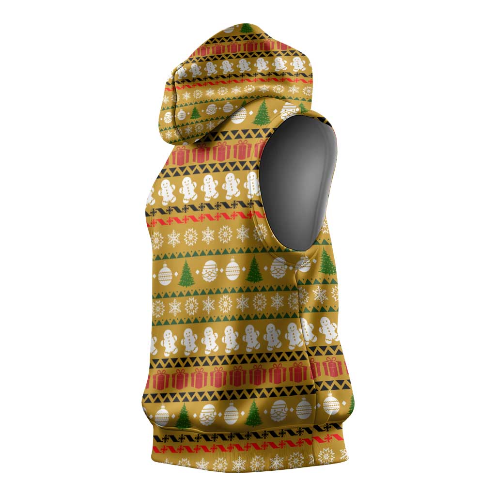 The Only Gift You Need Christmas Sleeveless Hoodie Xmas Holiday Patterns - Wonder Print Shop