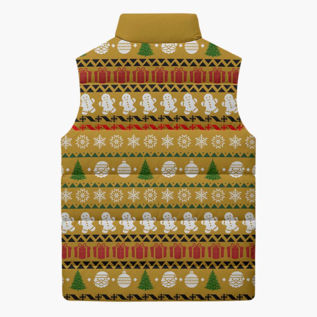 The Only Gift You Need Christmas Sleeveless Puffer Jacket Xmas Holiday Patterns - Wonder Print Shop