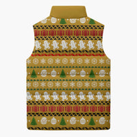 The Only Gift You Need Christmas Sleeveless Puffer Jacket Xmas Holiday Patterns - Wonder Print Shop