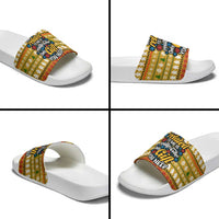 The Only Gift You Need Christmas Slide Sandals Xmas Holiday Patterns - undefined