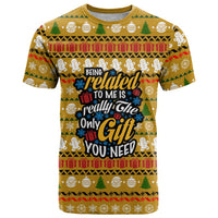 The Only Gift You Need Christmas T Shirt Xmas Holiday Patterns - Wonder Print Shop