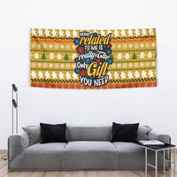 The Only Gift You Need Christmas Tapestry Xmas Holiday Patterns - undefined
