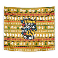 The Only Gift You Need Christmas Tapestry Xmas Holiday Patterns - undefined
