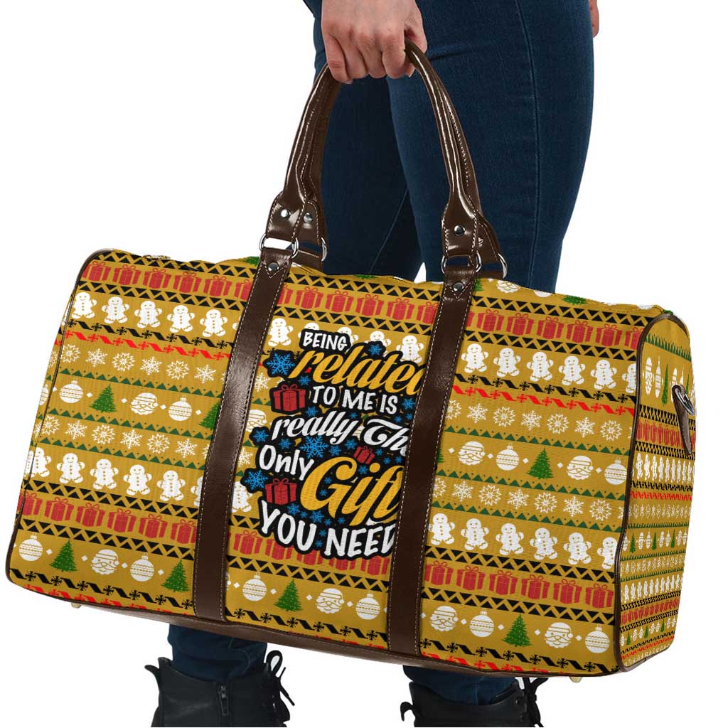 The Only Gift You Need Christmas Travel Bag Xmas Holiday Patterns - Wonder Print Shop