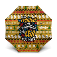 The Only Gift You Need Christmas Umbrella Xmas Holiday Patterns - Wonder Print Shop