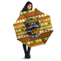 The Only Gift You Need Christmas Umbrella Xmas Holiday Patterns - Wonder Print Shop