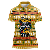The Only Gift You Need Christmas Women Polo Shirt Xmas Holiday Patterns - Wonder Print Shop