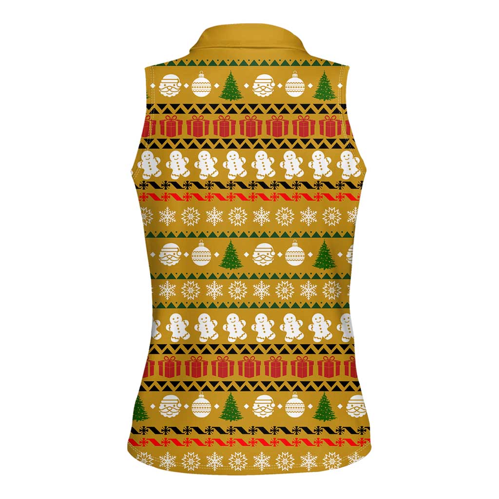 The Only Gift You Need Christmas Women Sleeveless Polo Shirt Xmas Holiday Patterns - Wonder Print Shop