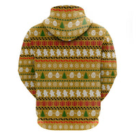 The Only Gift You Need Christmas Zip Hoodie Xmas Holiday Patterns - Wonder Print Shop