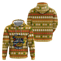 The Only Gift You Need Christmas Zip Hoodie Xmas Holiday Patterns - Wonder Print Shop
