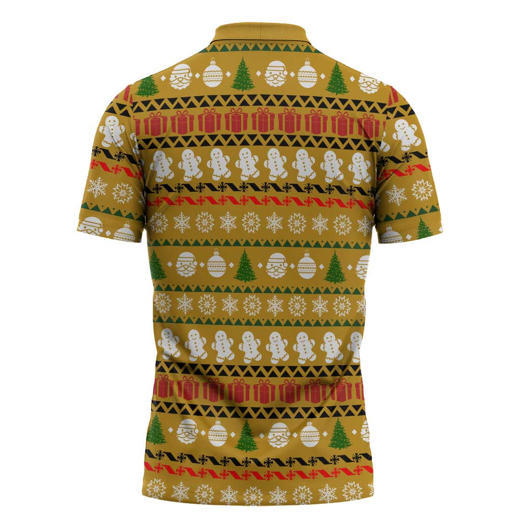 The Only Gift You Need Christmas Zipper Polo Shirt Xmas Holiday Patterns - Wonder Print Shop