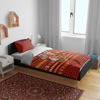 Drink Beer With French Bulldog Christmas Bedding Set Xmas Holiday Patterns - Wonder Print Shop