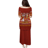 Drink Beer With French Bulldog Christmas Puletasi Xmas Holiday Patterns - Wonder Print Shop
