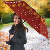 Drink Beer With French Bulldog Christmas Umbrella Xmas Holiday Patterns - Wonder Print Shop