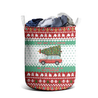 I Just Want To Camping Christmas Laundry Basket Xmas Holiday Patterns - Wonder Print Shop