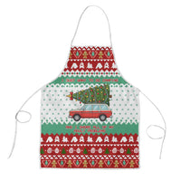 I Just Want To Camping Christmas Apron Xmas Holiday Patterns - Wonder Print Shop