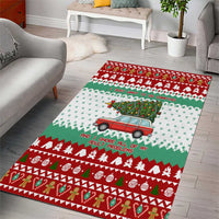 I Just Want To Camping Christmas Area Rug Xmas Holiday Patterns - Wonder Print Shop