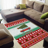 I Just Want To Camping Christmas Area Rug Xmas Holiday Patterns - Wonder Print Shop