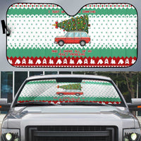 I Just Want To Camping Christmas Auto Sun Shade Xmas Holiday Patterns - Wonder Print Shop