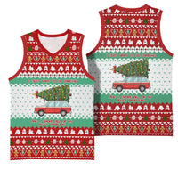 I Just Want To Camping Christmas Basketball Jersey Xmas Holiday Patterns - Wonder Print Shop
