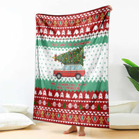 I Just Want To Camping Christmas Blanket Xmas Holiday Patterns - Wonder Print Shop