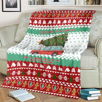 I Just Want To Camping Christmas Blanket Xmas Holiday Patterns - Wonder Print Shop