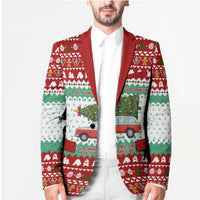 I Just Want To Camping Christmas Blazer Xmas Holiday Patterns - Wonder Print Shop