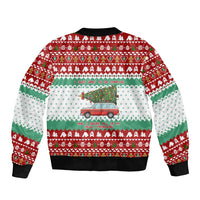 I Just Want To Camping Christmas Bomber Jacket Xmas Holiday Patterns - Wonder Print Shop