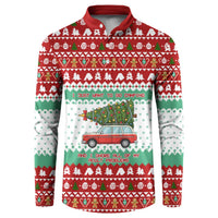 I Just Want To Camping Christmas Button Sweatshirt Xmas Holiday Patterns - Wonder Print Shop