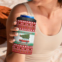 I Just Want To Camping Christmas 4 in 1 Can Cooler Tumbler Xmas Holiday Patterns - Wonder Print Shop