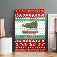 I Just Want To Camping Christmas Canvas Wall Art Xmas Holiday Patterns - Wonder Print Shop