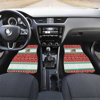 I Just Want To Camping Christmas Car Mats Xmas Holiday Patterns - Wonder Print Shop