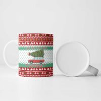 I Just Want To Camping Christmas Ceramic Mug Xmas Holiday Patterns - Wonder Print Shop