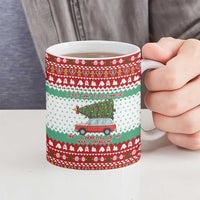 I Just Want To Camping Christmas Ceramic Mug Xmas Holiday Patterns - Wonder Print Shop