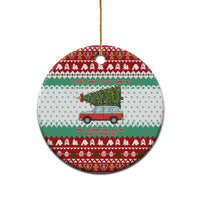 I Just Want To Camping Christmas Ceramic Ornament Xmas Holiday Patterns - Wonder Print Shop