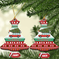 I Just Want To Camping Christmas Ceramic Ornament Xmas Holiday Patterns - Wonder Print Shop