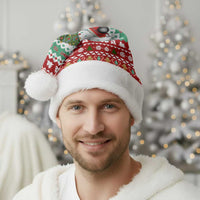 I Just Want To Camping Christmas Santa Hat Xmas Holiday Patterns - Wonder Print Shop