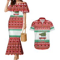 I Just Want To Camping Christmas Couples Matching Mermaid Dress and Hawaiian Shirt Xmas Holiday Patterns - Wonder Print Shop