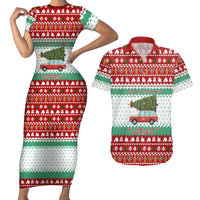 I Just Want To Camping Christmas Couples Matching Short Sleeve Bodycon Dress and Hawaiian Shirt Xmas Holiday Patterns - Wonder Print Shop
