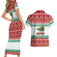 I Just Want To Camping Christmas Couples Matching Short Sleeve Bodycon Dress and Hawaiian Shirt Xmas Holiday Patterns - Wonder Print Shop