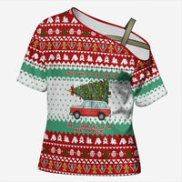 I Just Want To Camping Christmas Cross Shoulder Shirt Xmas Holiday Patterns - Wonder Print Shop