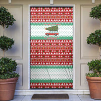 I Just Want To Camping Christmas Door Cover Xmas Holiday Patterns - Wonder Print Shop