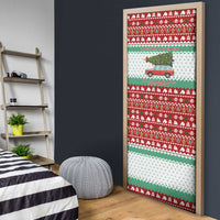 I Just Want To Camping Christmas Door Cover Xmas Holiday Patterns - Wonder Print Shop