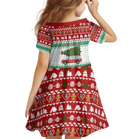 I Just Want To Camping Christmas Family Matching Off The Shoulder Long Sleeve Dress and Hawaiian Shirt Xmas Holiday Patterns - Wonder Print Shop