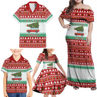 I Just Want To Camping Christmas Family Matching Off Shoulder Maxi Dress and Hawaiian Shirt Xmas Holiday Patterns - Wonder Print Shop