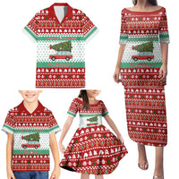 I Just Want To Camping Christmas Family Matching Puletasi and Hawaiian Shirt Xmas Holiday Patterns - Wonder Print Shop