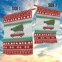 I Just Want To Camping Christmas Garden Flag Xmas Holiday Patterns - Wonder Print Shop