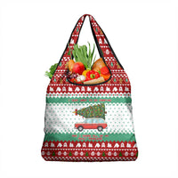 I Just Want To Camping Christmas Grocery Bag Xmas Holiday Patterns - Wonder Print Shop