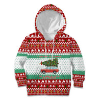 I Just Want To Camping Christmas Kid Hoodie Xmas Holiday Patterns - Wonder Print Shop
